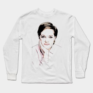 Julie Andrews Outline Long Sleeve T-Shirt